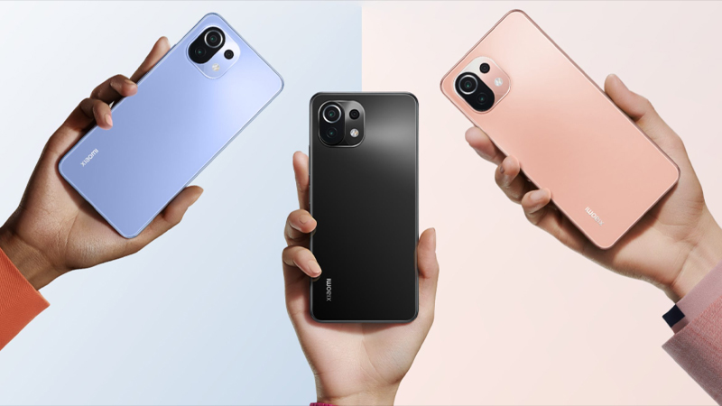 So s&aacute;nh mặt sau của Mi 11 Lite v&agrave; Redmi Note 10 Pro